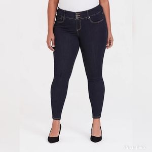 Torrid  TALL Premium Stretch Dark Wash Jegging